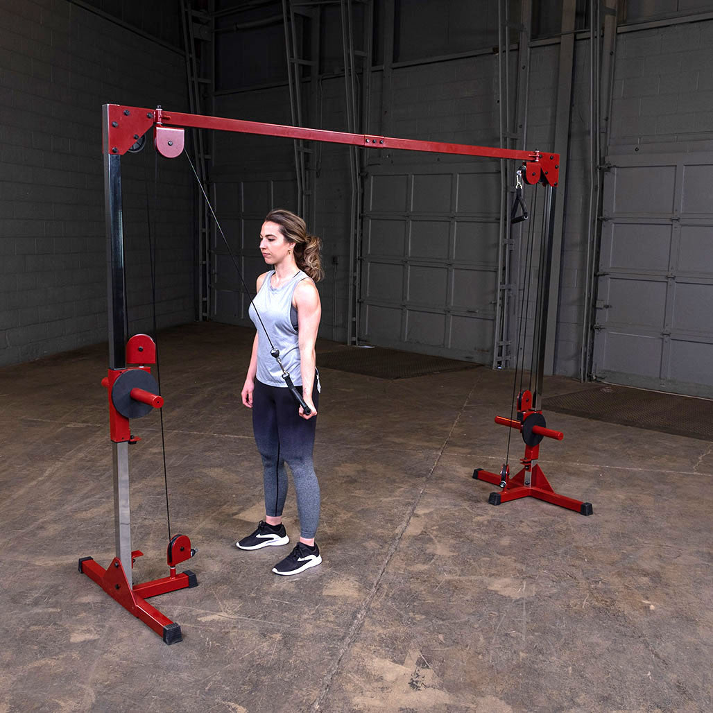 Best Fitness BFCCO10 Kabelzug-Crossover – Gewichte geladen