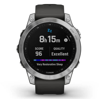 Garmin Fenix 7 Silver Standard Edition – 42 mm & 47 mm – Multisport- und Outdoor-Uhr