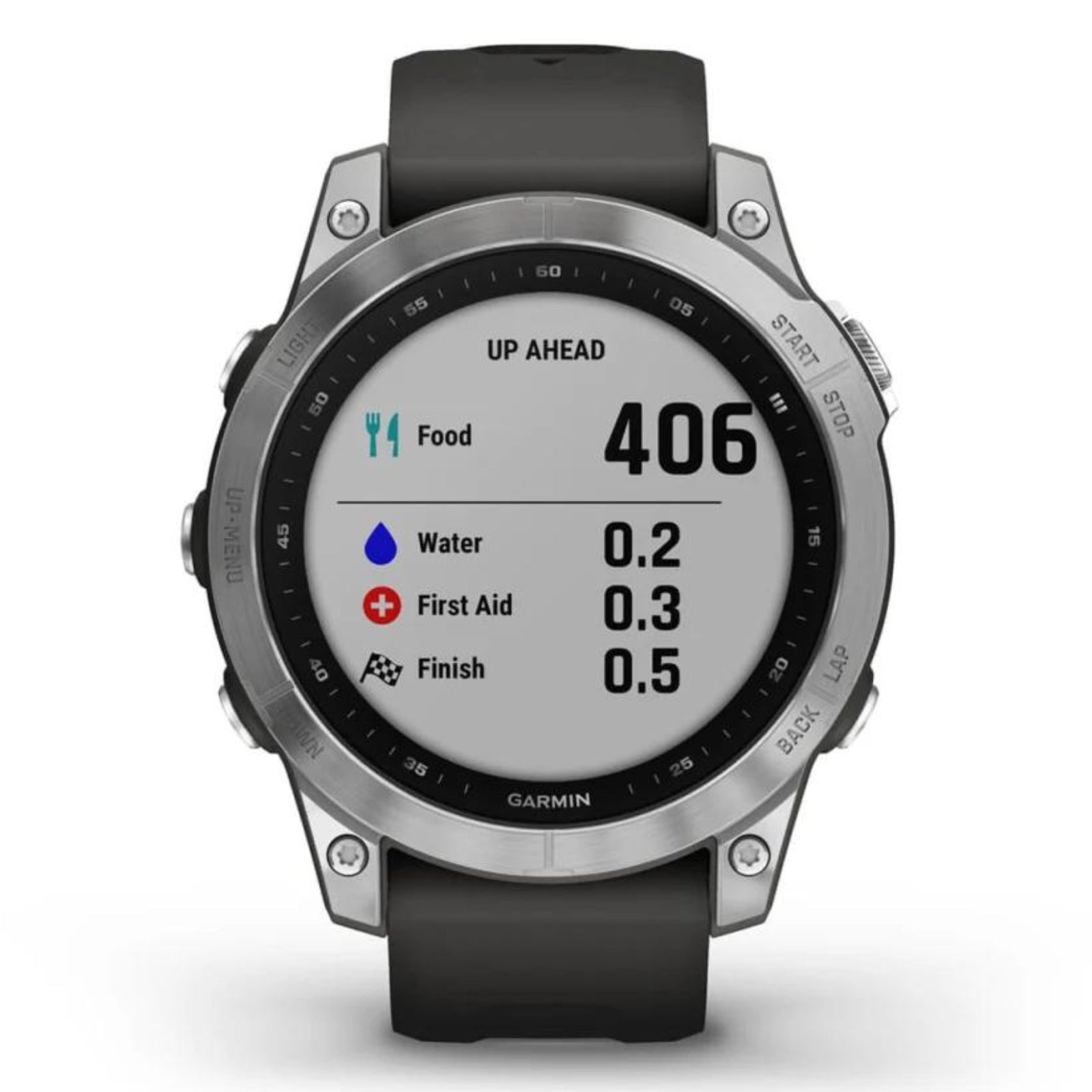 Garmin Fenix 7 Silver Standard Edition – 42 mm & 47 mm – Multisport- und Outdoor-Uhr