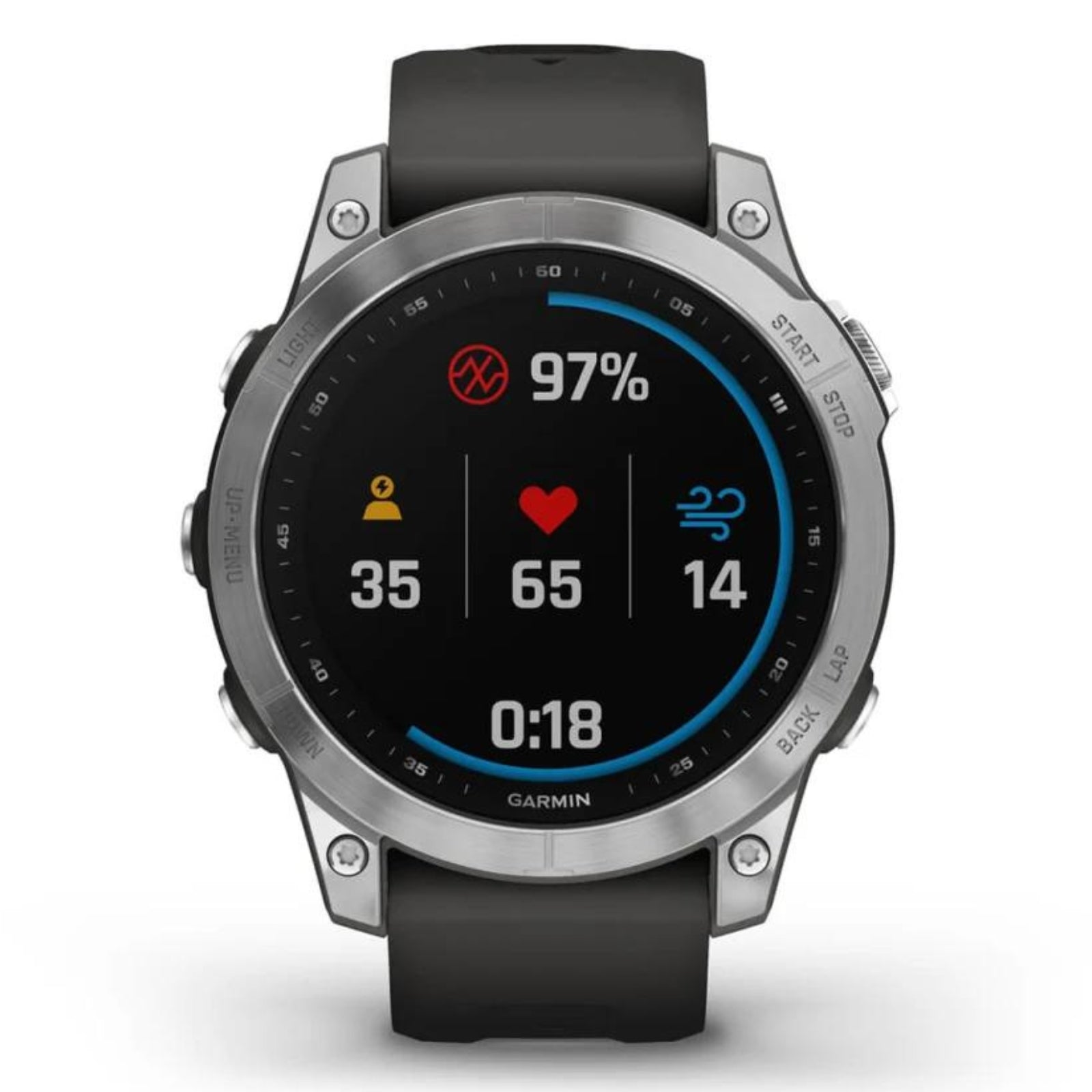 Garmin Fenix 7 Silver Standard Edition – 42 mm & 47 mm – Multisport- und Outdoor-Uhr
