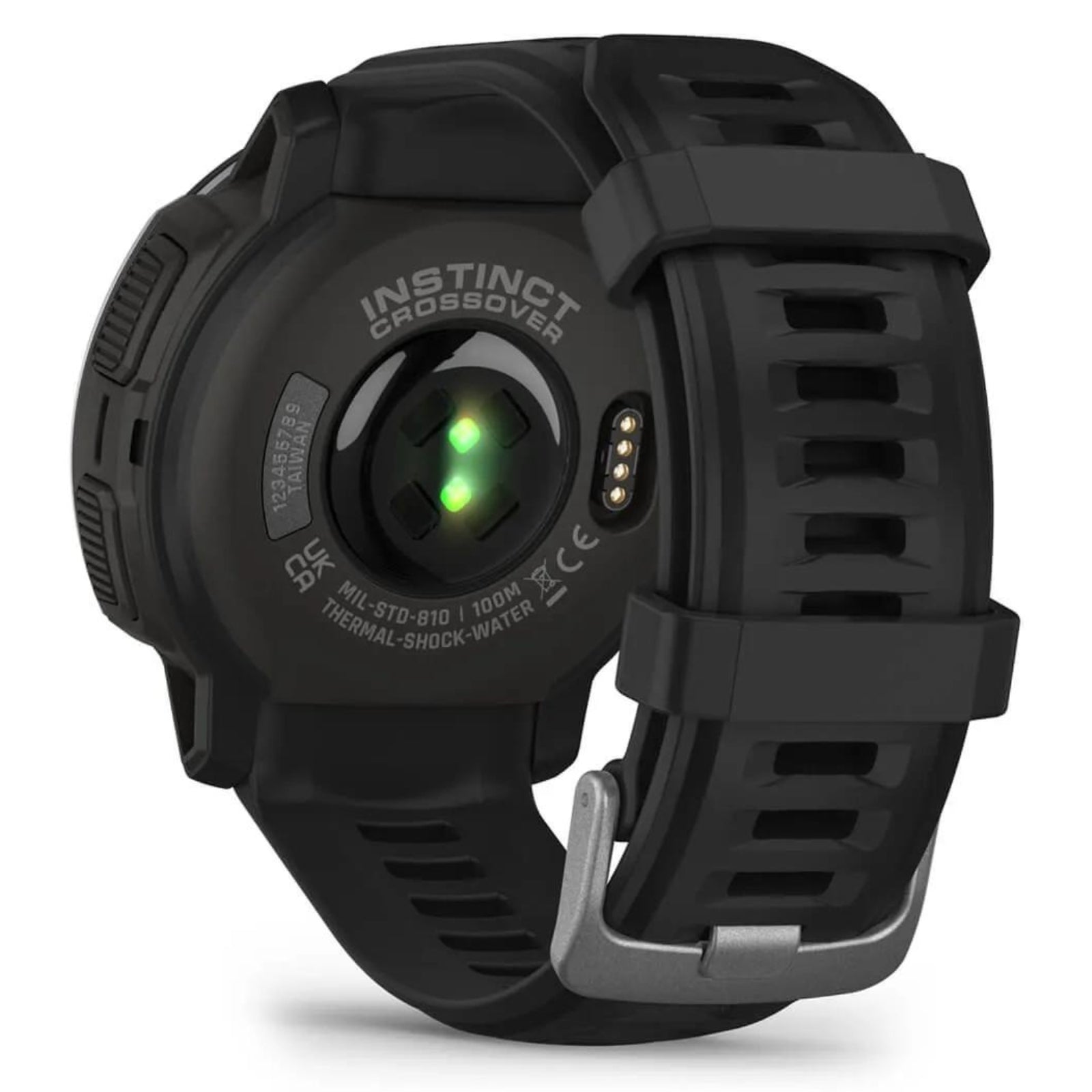 Garmin Instinct Crossover Black – 45 mm – Robuste Hybrid-Smartwatch für Multisport & Abenteuer