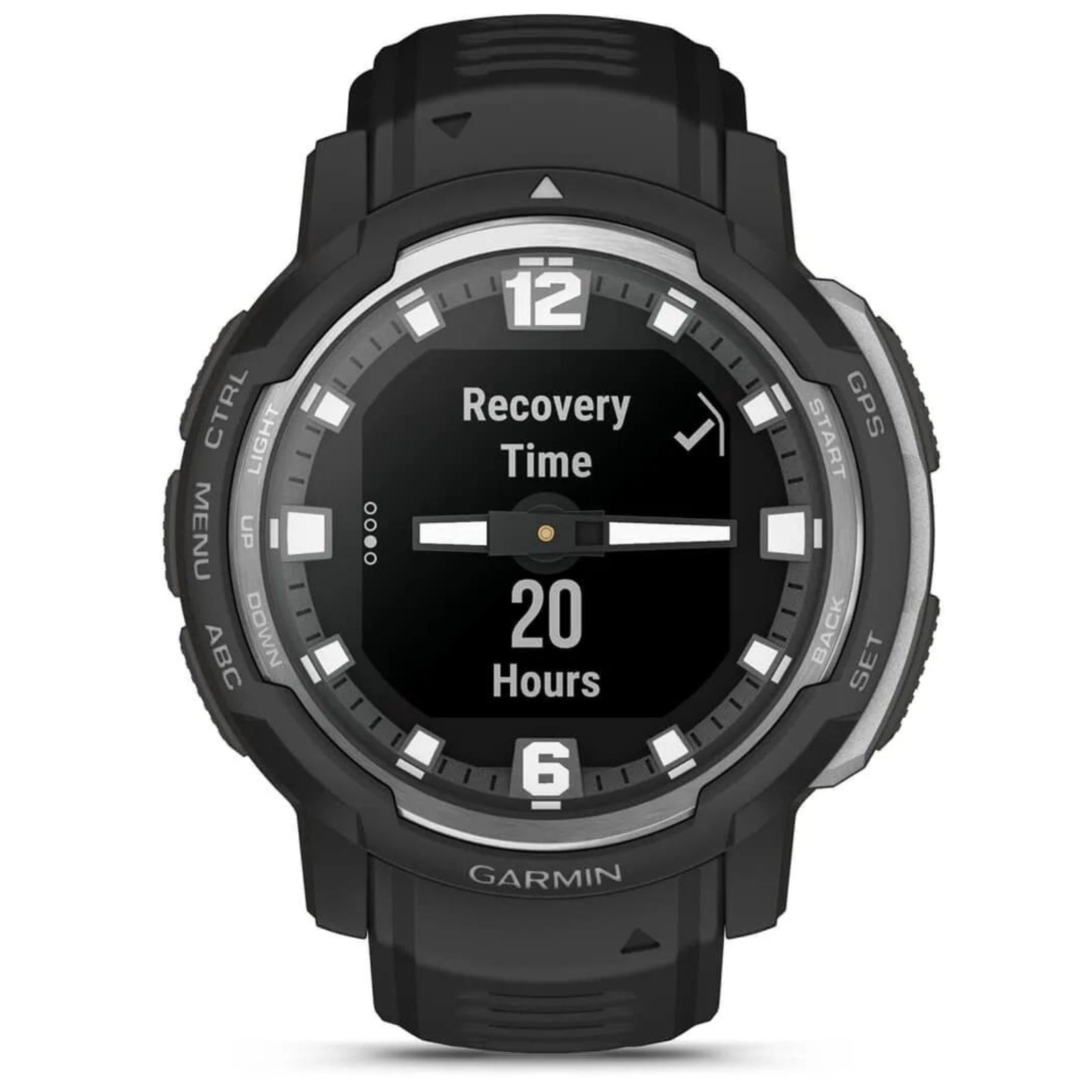 Garmin Instinct Crossover Black – 45 mm – Robuste Hybrid-Smartwatch für Multisport & Abenteuer
