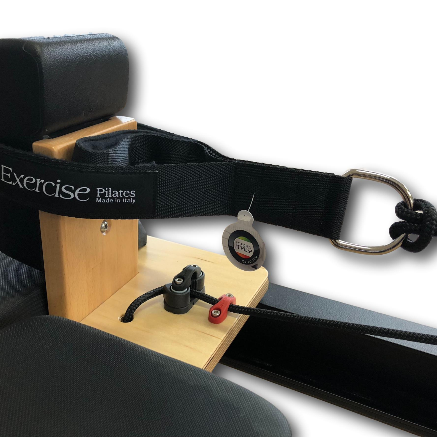 Aluminium Pilates Reformer Tower Black Edition – Platzsparend & vertikal verstaubar – Body & Exercise Pilates BE03