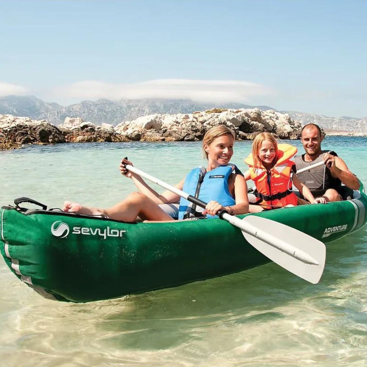 Aufblasbares Kajak - Sevylor Adventure Plus - 3 Personen