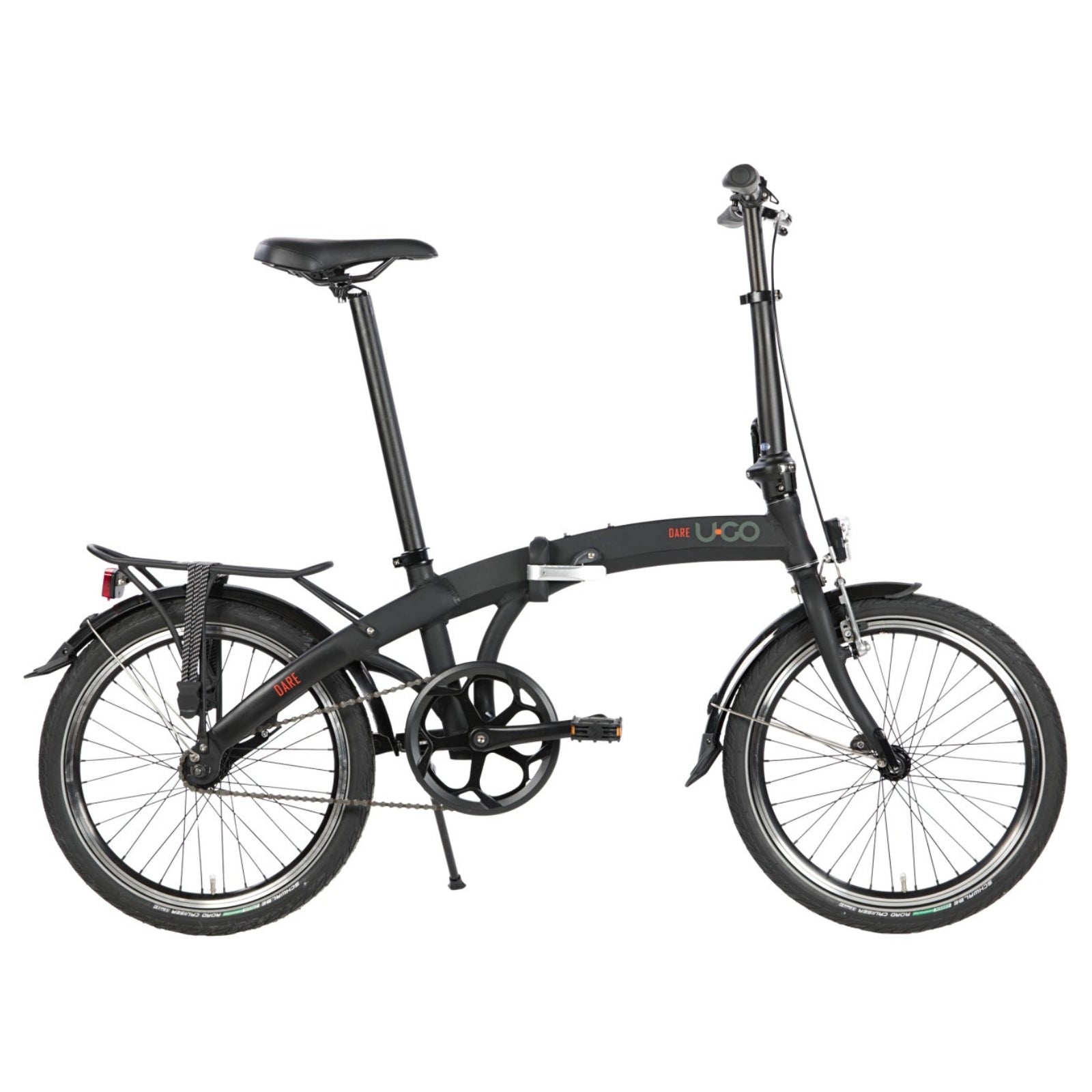 Faltrad - U GO Dare S1 20" - Smoke Black - Single Speed - V-Bremse / Rücktritt