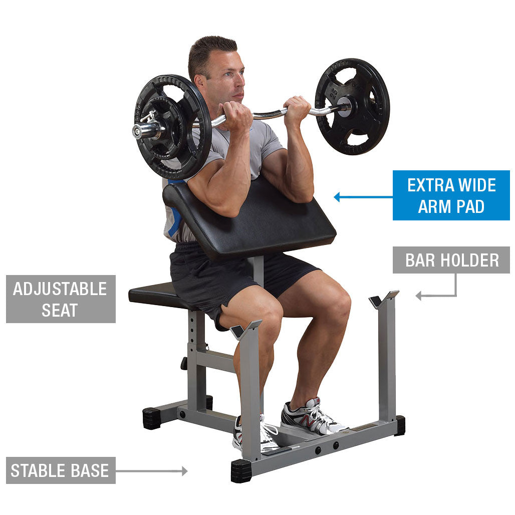Preacher Curl Bizepsbank - Body-Solid Powerline PPB32X
