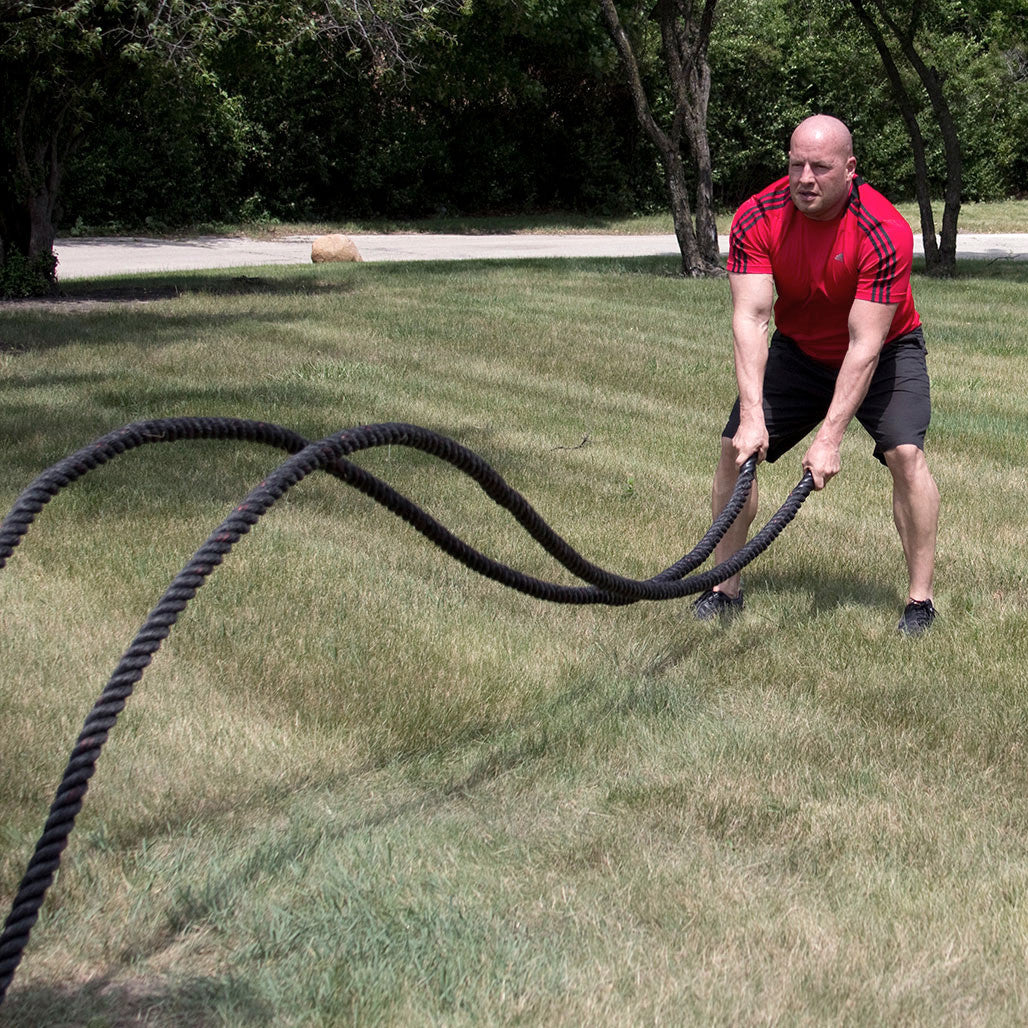 Body-Solid Tools BSTBR Battle Rope – 38 mm / 50 mm & 915 cm / 1524 cm