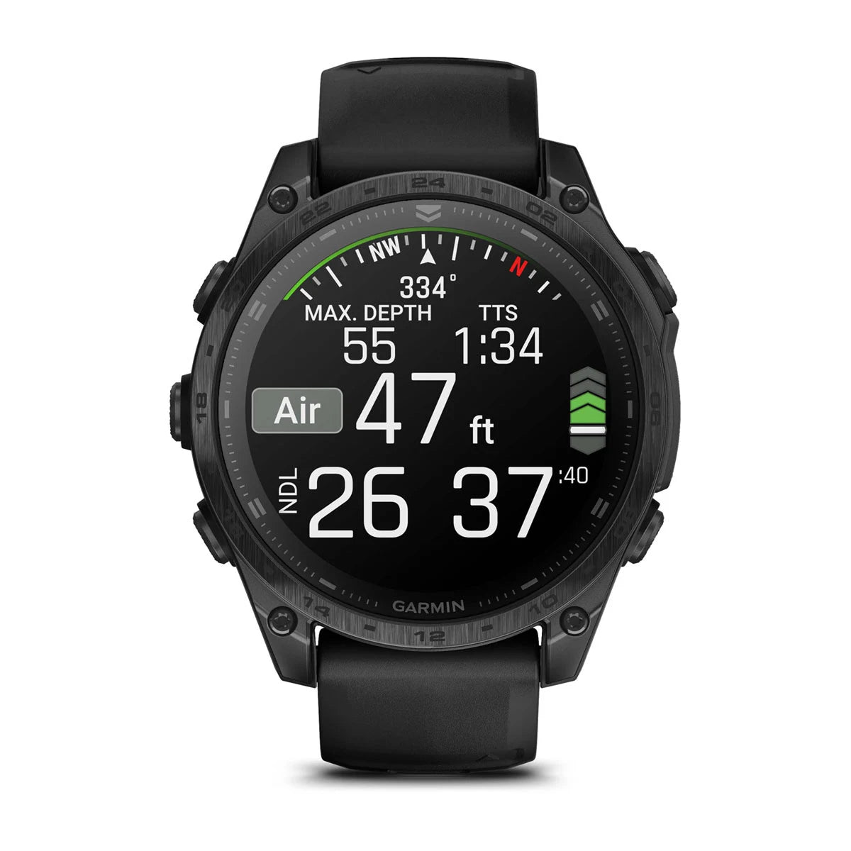 Garmin Tactix 8 AMOLED Schwarz – 47 mm & 51 mm – Taktische Outdoor- und Multisportuhr