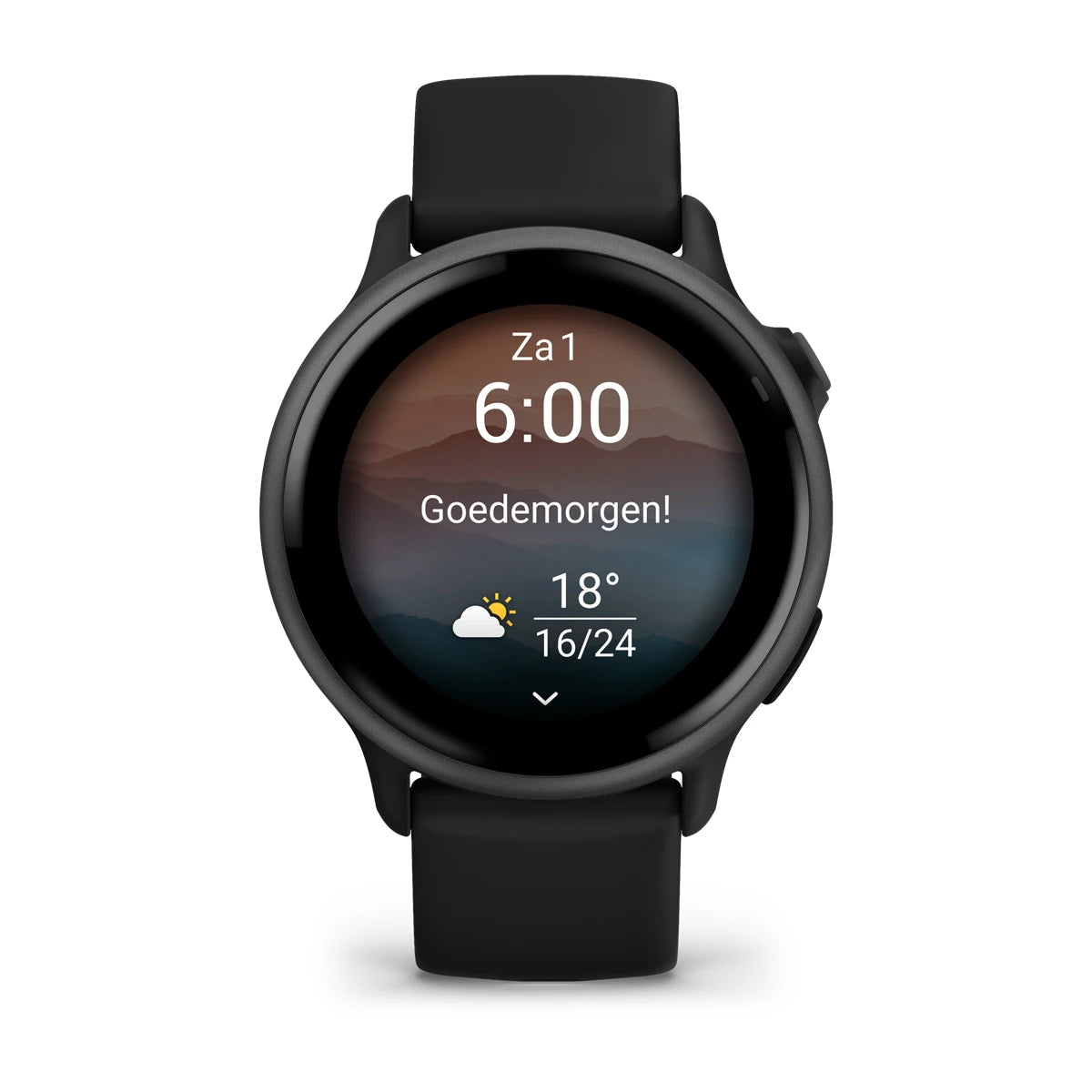 Garmin Vivoactive 6 – Gesundheits- und Fitness-Smartwatch – Schiefergrau mit schwarzem Armband