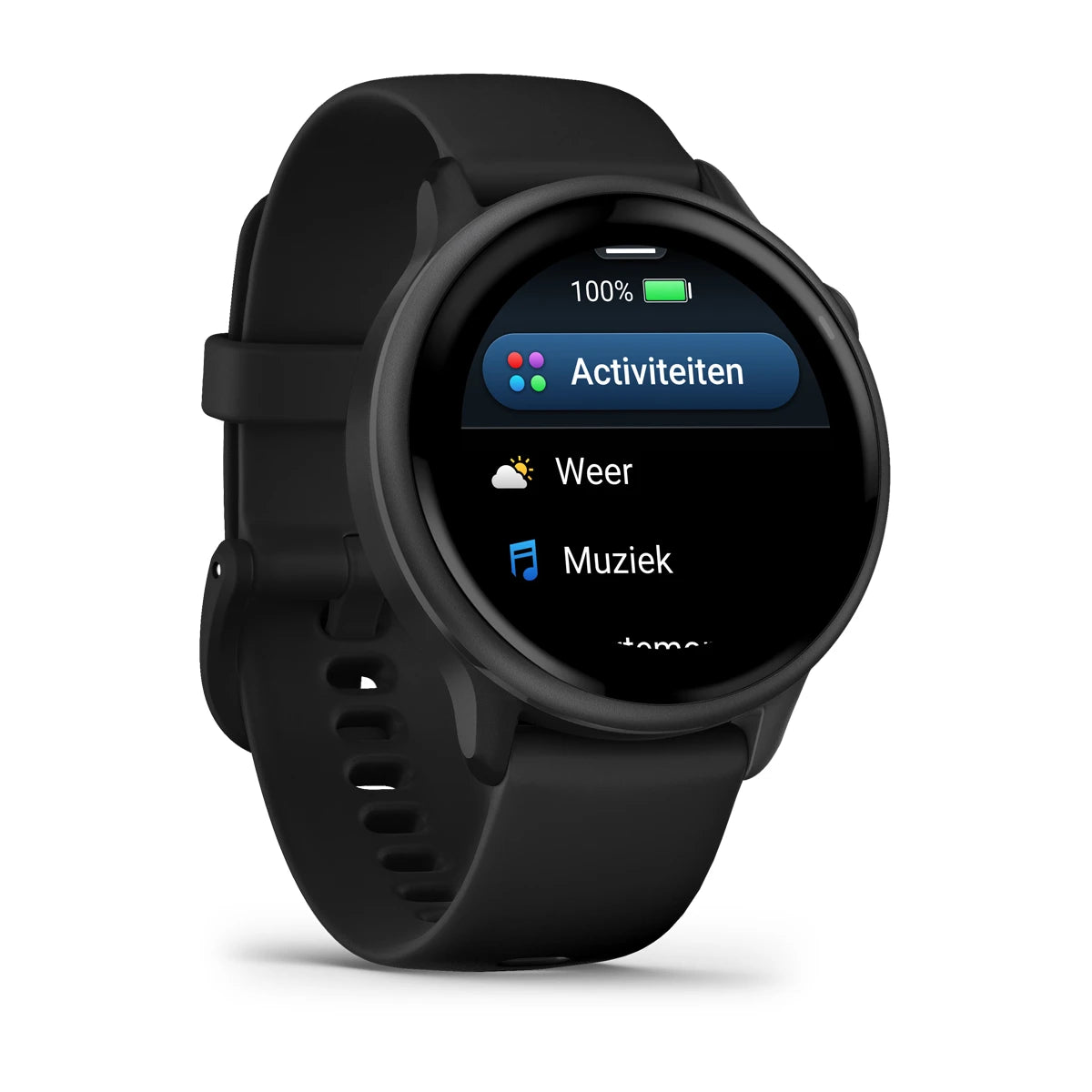 Garmin Vivoactive 6 – Gesundheits- und Fitness-Smartwatch – Schiefergrau mit schwarzem Armband
