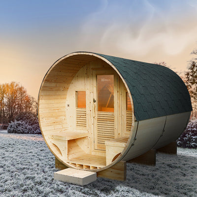 Außensauna für 6 Personen – Holl’s Gaia Luna
