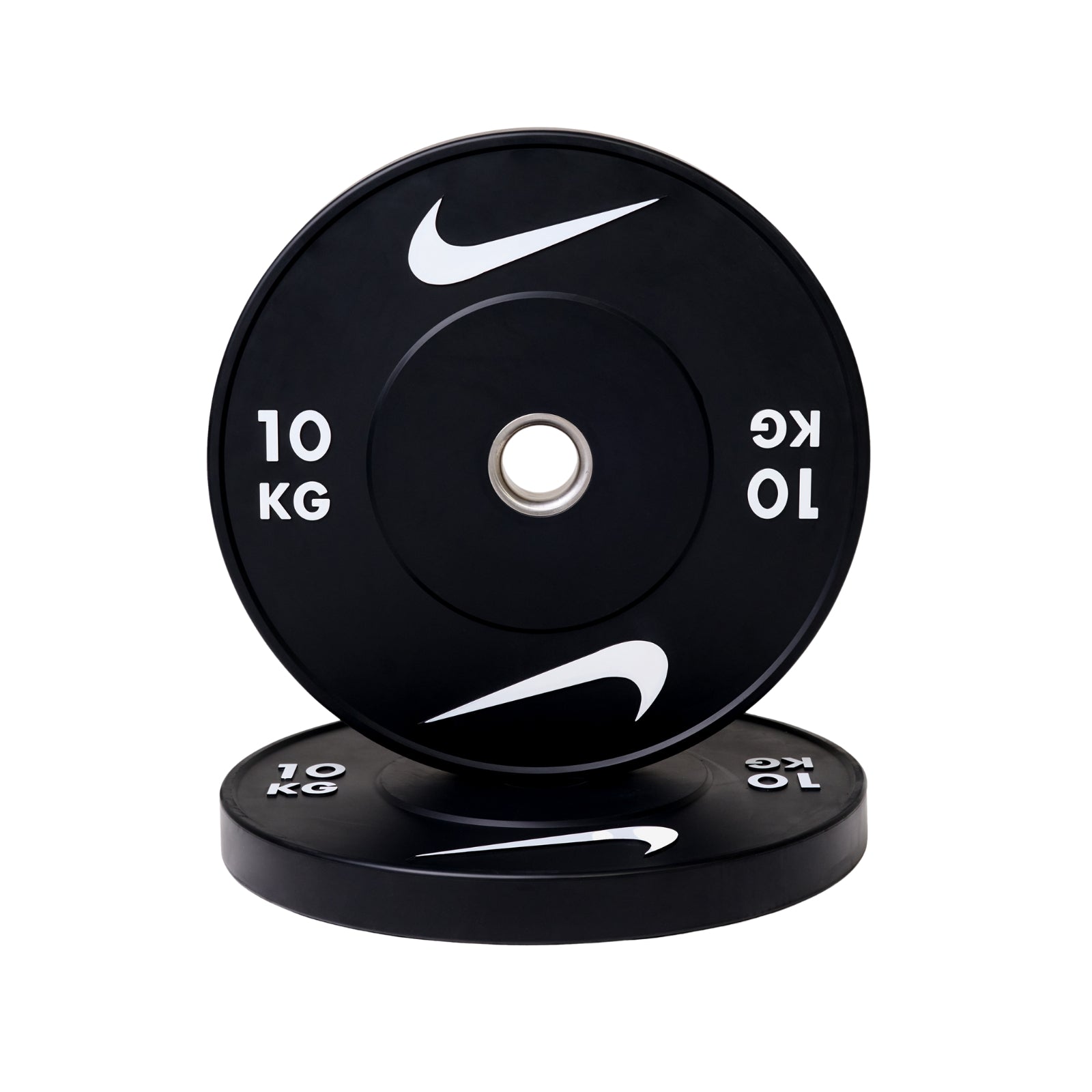 Nike Strength Gummi-Stoßfängerplatten-Set – Schwarz