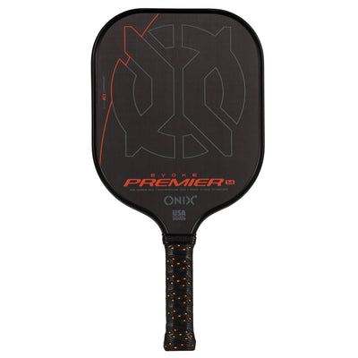 ONIX Evoke Premier Raw Carbon 14 (Control) Orange - Pickleball-Schläger - Turnierqualität