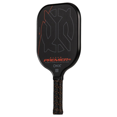 ONIX Evoke Premier Raw Carbon 14 (Control) Orange - Pickleball-Schläger - Turnierqualität