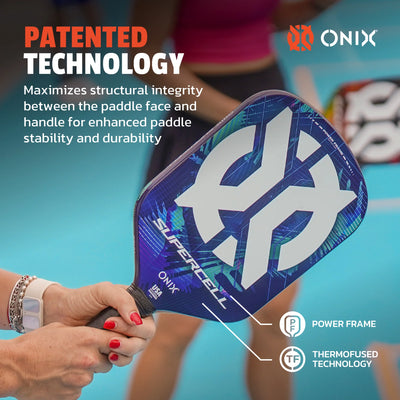 ONIX Supercell 22 Blau – Performance-Pickleball-Schläger