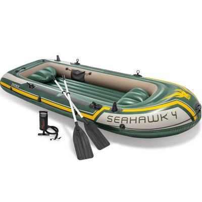 Intex Seahawk Schlauchboot für 4 Personen – 4er-Set – 351 x 145 cm