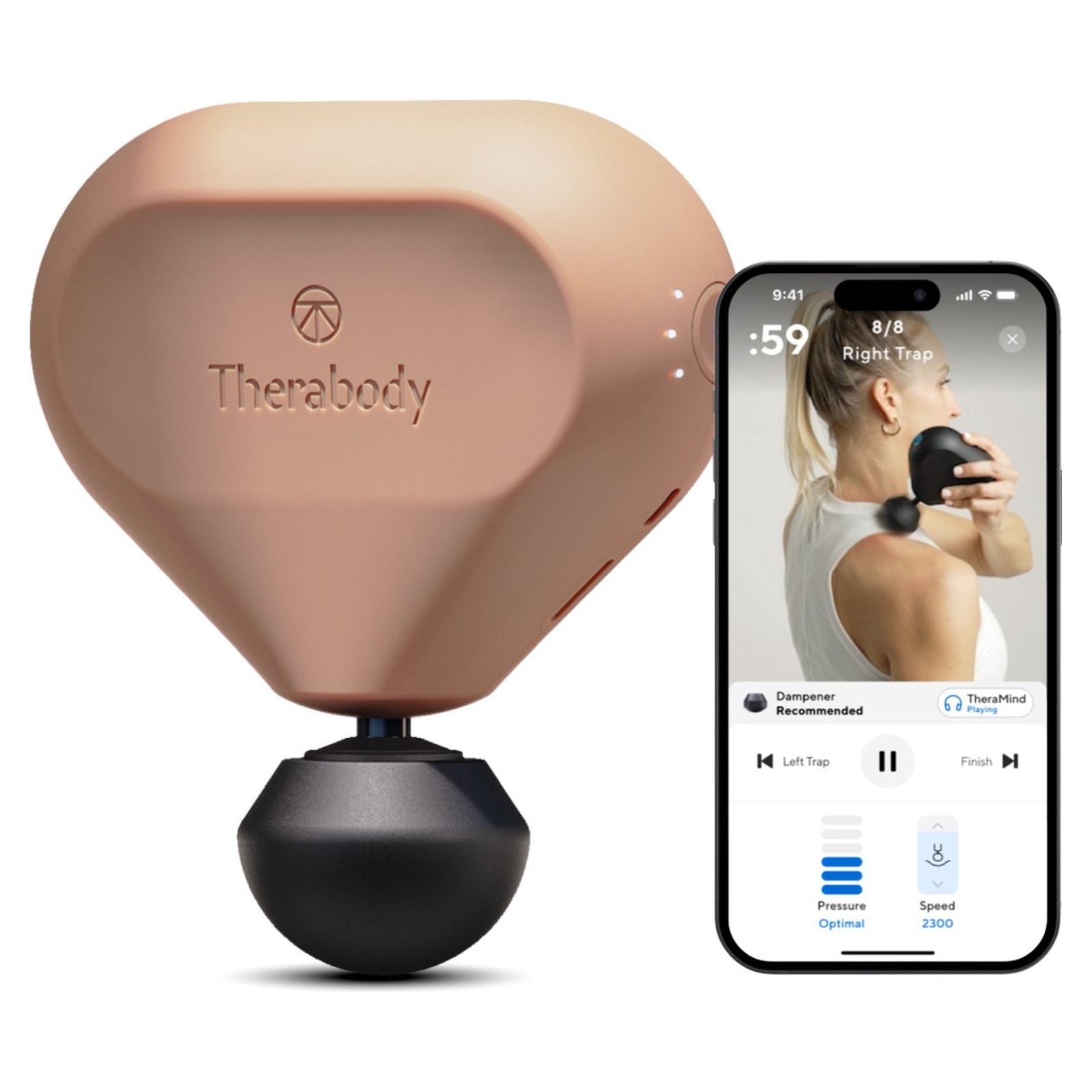 Therabody TheraGun Mini 2.0 Desert Rose – Massagepistole