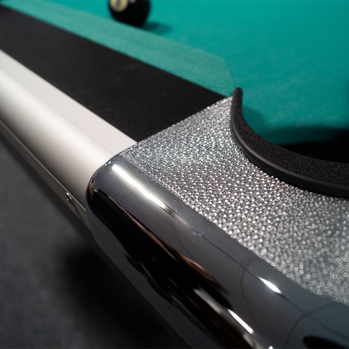 Zwarte professionele pooltafel met €1 muntinworp - Winsport Orlando 8FT - 254 x 142cm