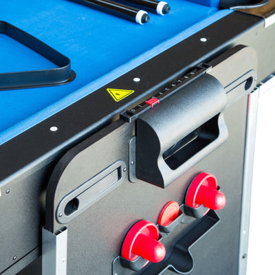 4-in-1 Multifunktionsspieltisch – Thunder Crush 7FT – Billardtisch / Airhockey / Tischtennis / Esstisch – 203 x 112 x 82 cm