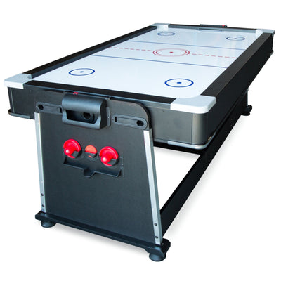 4-in-1 Multifunktionsspieltisch – Thunder Crush 7FT – Billardtisch / Airhockey / Tischtennis / Esstisch – 203 x 112 x 82 cm