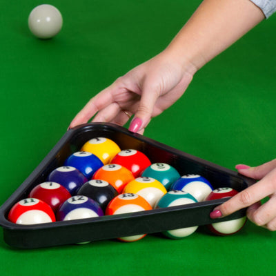 Brauner Billardtisch aus Holz - Thunder 9FT - 281 x 155 cm