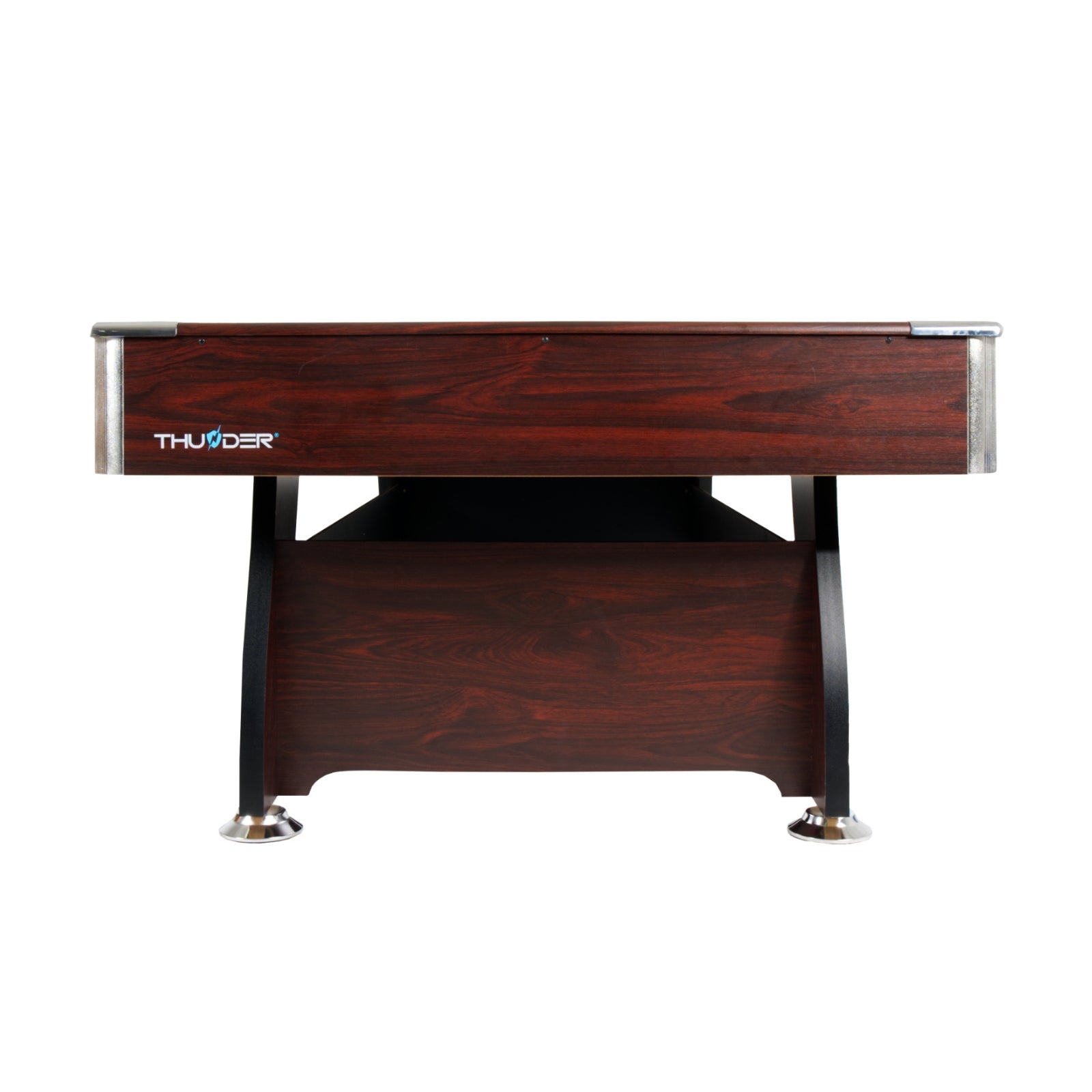 Brauner Billardtisch aus Holz - Thunder 9FT - 281 x 155 cm