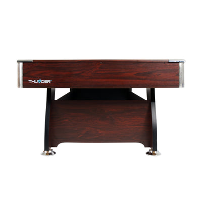 Brauner Billardtisch aus Holz - Thunder 9FT - 281 x 155 cm