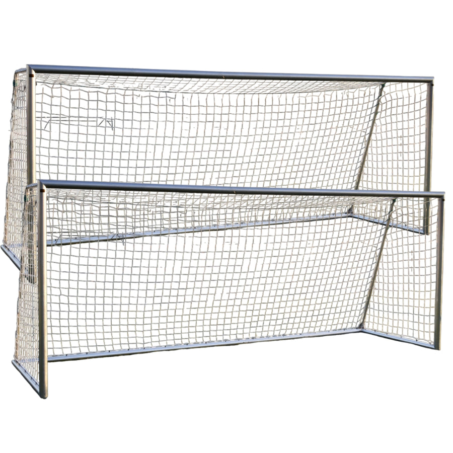 Professionelle Aluminium-Fußballtore – Avyna Pro Goal 500 x 200 cm – inkl. Netz – 2er-Set