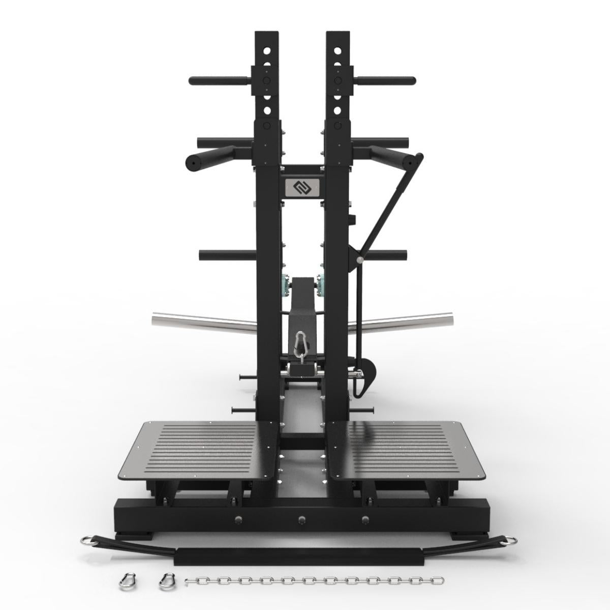 Gürtel-Kniebeugenmaschine - Evolve Fitness Prime Series PR-005 mit Gewichtsscheiben