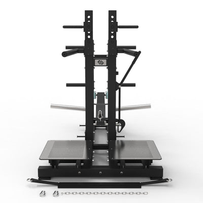 Gürtel-Kniebeugenmaschine - Evolve Fitness Prime Series PR-005 mit Gewichtsscheiben