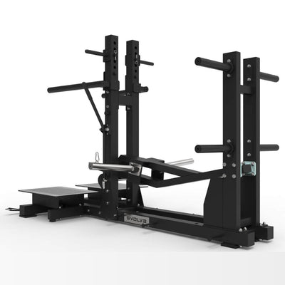 Gürtel-Kniebeugenmaschine - Evolve Fitness Prime Series PR-005 mit Gewichtsscheiben