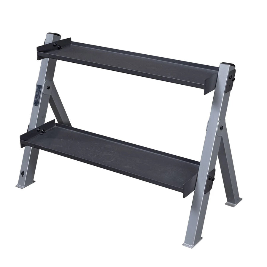 Body-Solid GDKR100(B) - Zweistufiges Aufbewahrungssystem für Hanteln und Kugelhanteln