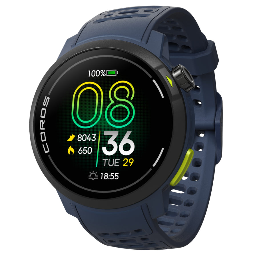Coros PACE Pro Marineblau/Blau (AMOLED) - GPS-Sport- und Abenteueruhr / Multisportuhr