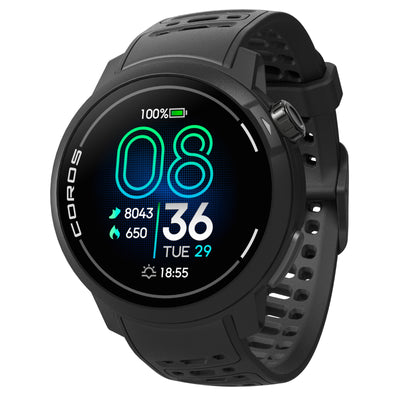 Coros PACE Pro Black (AMOLED) - GPS Sport- und Abenteueruhr / Multisportuhr