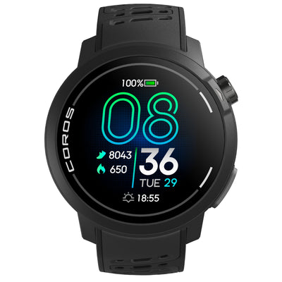Coros PACE Pro Black (AMOLED) - GPS Sport- und Abenteueruhr / Multisportuhr