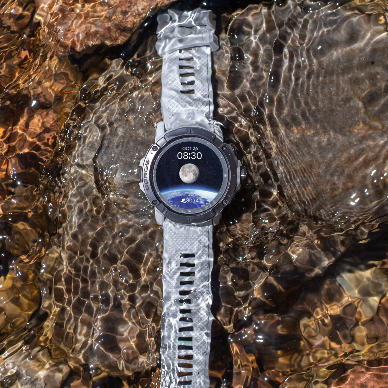 Coros Vertix 2S Moon Grey – Premium-GPS-Sport- und Abenteueruhr/Multisportuhr