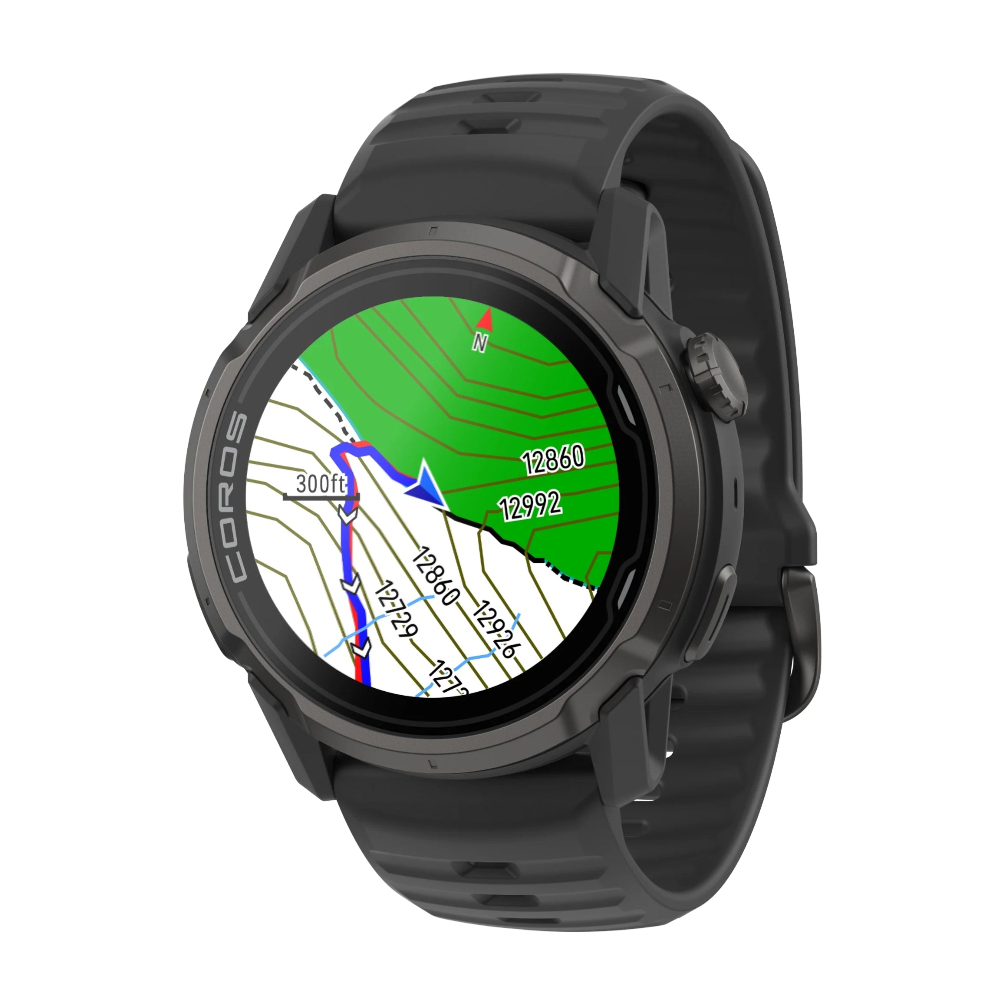 Coros Apex 4 46mm zwart - GPS sport & adventure watch / multisporthorloge