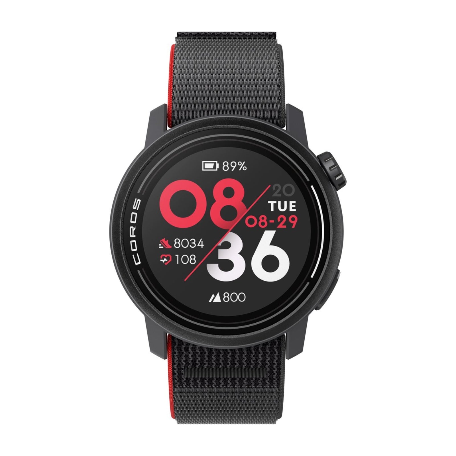 Coros PACE 3 Nylon Schwarz – GPS-Sport- und Abenteueruhr/Multisportuhr