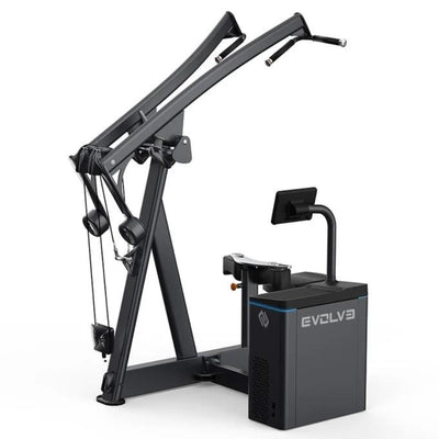 Digitale Latzugmaschine – Evolve Fitness Digital Strength DS-434 mit Gewichtsverlagerung