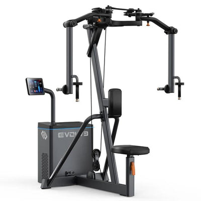Digitale Brust- und Schultermaschine – Evolve Fitness Digital Strength DS-431 mit Gewichtsschienen