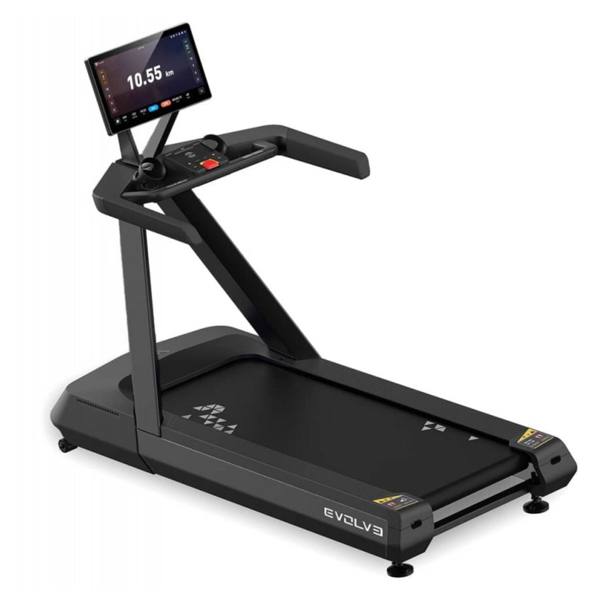 Evolve Fitness CT-215X-BL Professionelles Laufband – Touchscreen-Unterhaltungskonsole