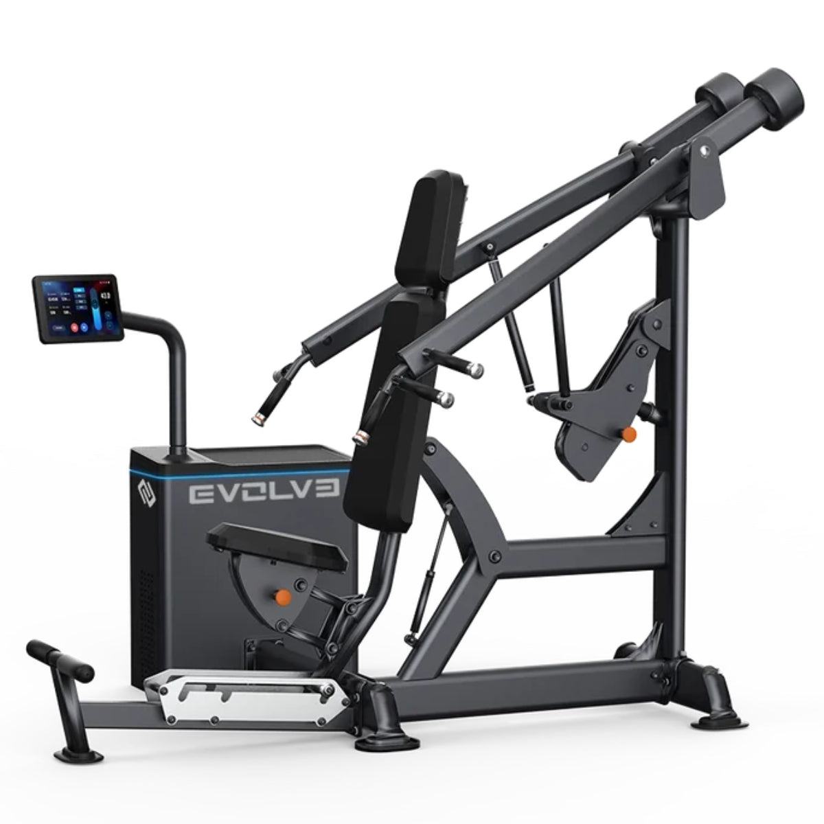 Digitale Brust- und Schulterpresse - Evolve Fitness Digital Strength DS-421 mit Gewichtsscheiben