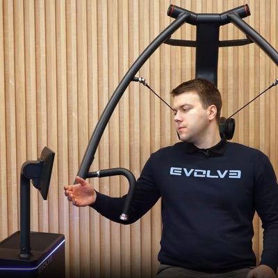 Digitale Brustpresse - Evolve Fitness Digital Strength DS-401 mit Gewichtsschienen