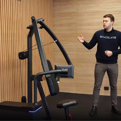 Digitale Brustpresse - Evolve Fitness Digital Strength DS-401 mit Gewichtsschienen