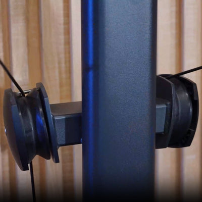 Digitale Beinpresse im Sitzen – Evolve Fitness Digital Strength DS-411 mit Gewichtsverlagerung