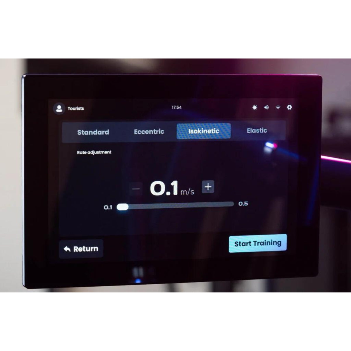 Digitale Brust- und Schultermaschine – Evolve Fitness Digital Strength DS-431 mit Gewichtsschienen
