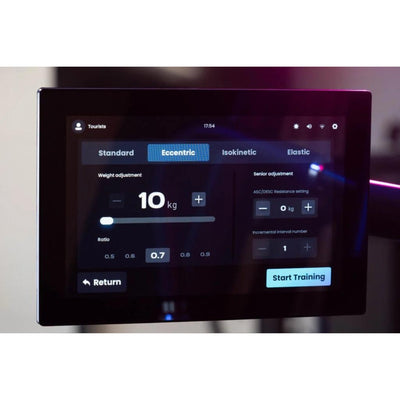 Digitale Schulterpresse - Evolve Fitness Digital Strength DS-403 mit Gewichtsverlagerung