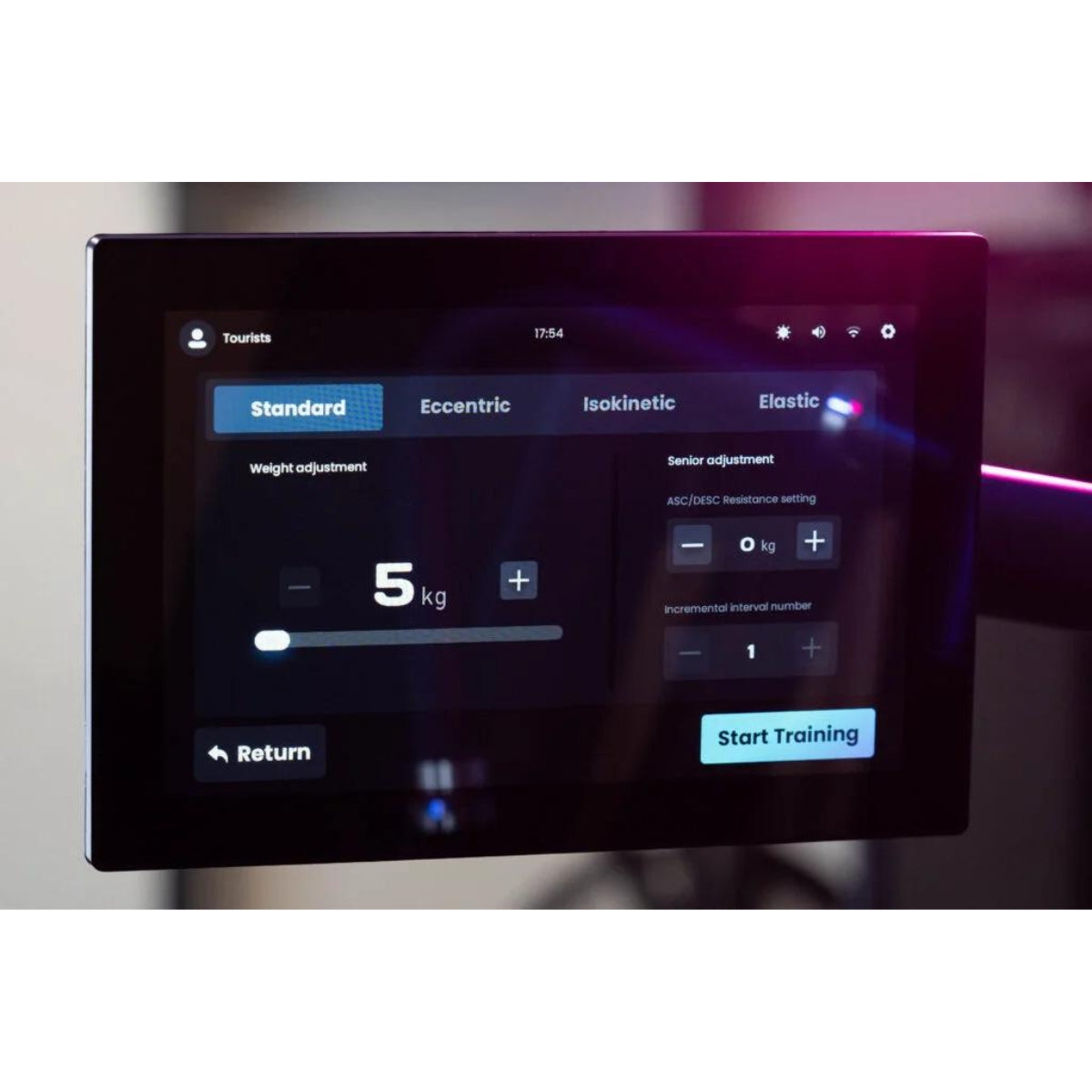 Digitale Bizeps- und Trizepsmaschine – Evolve Fitness Digital Strength DS-427 mit Gewichtsschienen