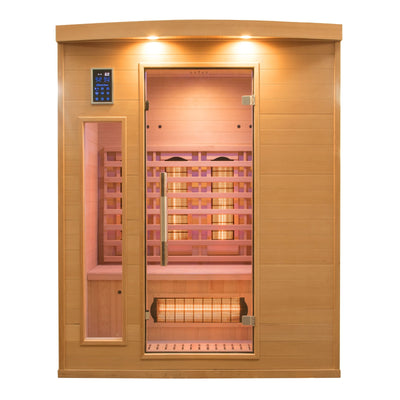 Infrarotsauna für 3 Personen - Frankreich Sauna Apollon Quartz 3-Sitzer