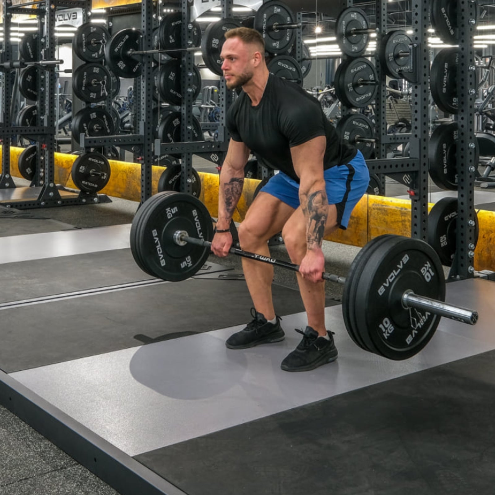 Gewichtheberplattform für Power Rack - Evolve Fitness PP-IN-100 - 310x205x10 cm